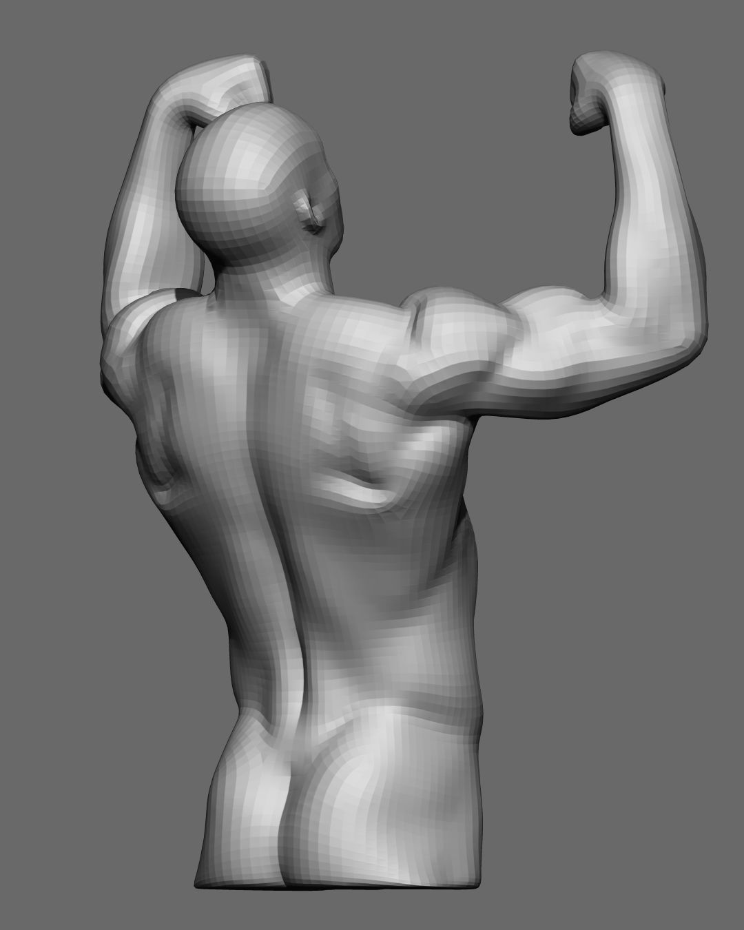 Male pose 01 3D print model_22