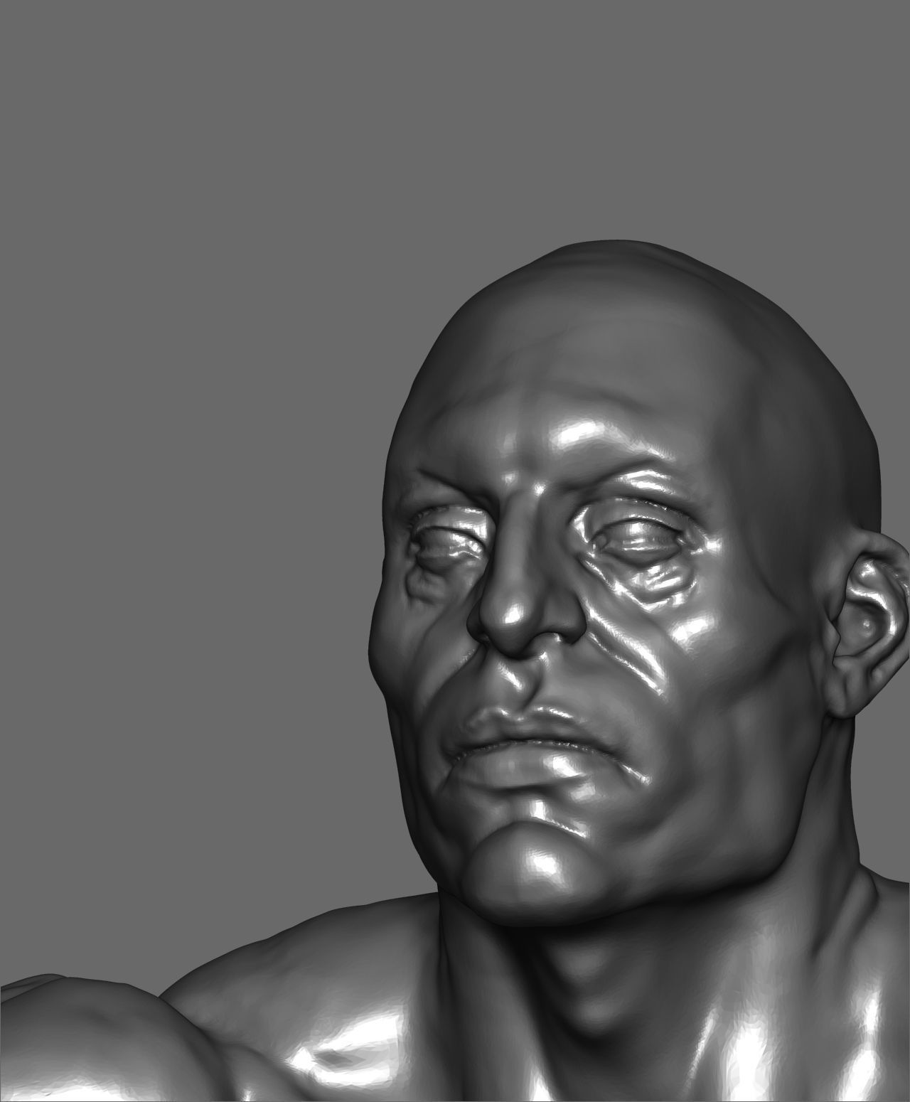 Male pose 01 3D print model_19