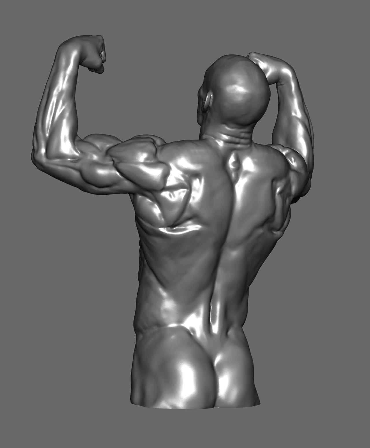 Male pose 01 3D print model_18