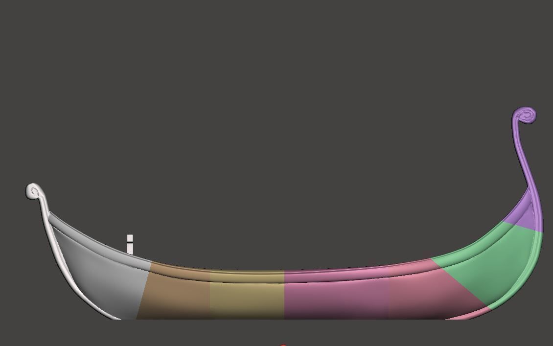 Tangled Boat 3D print model_1