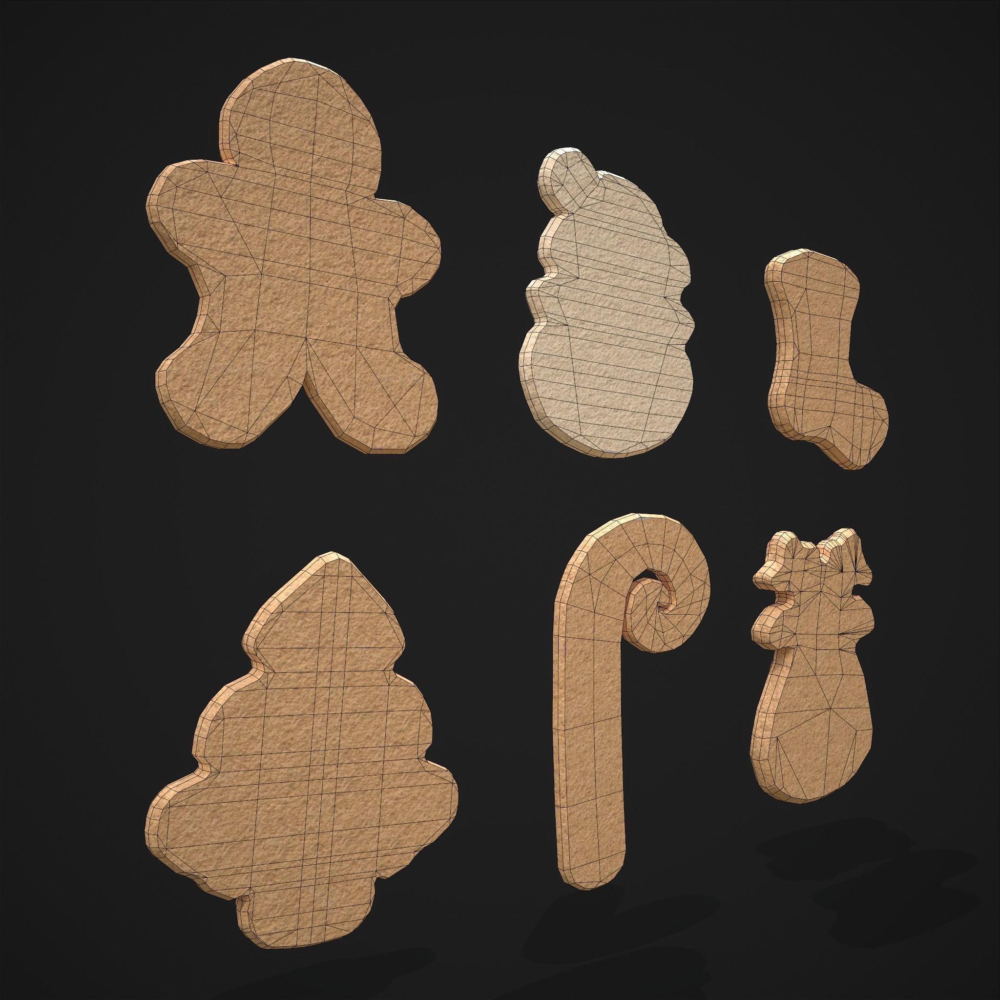 Christmas Cookies Calendar and Hot Chocolate Pack 3D Model Collection_47