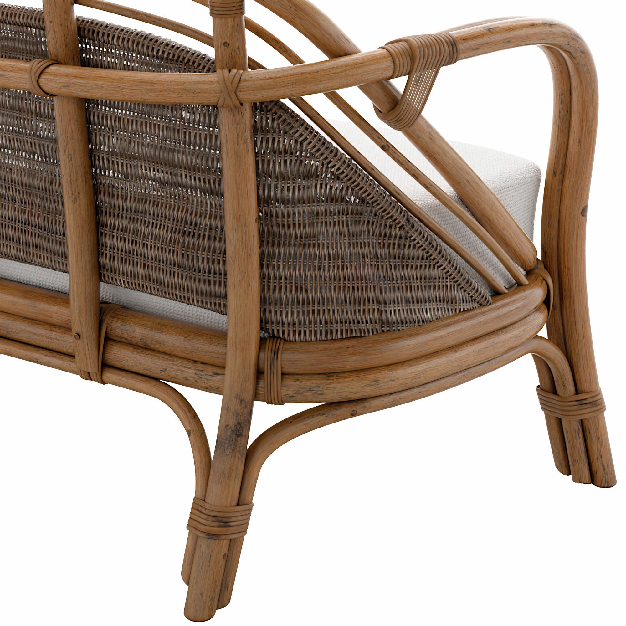 Jardin Sofa Low-poly 3D model_6