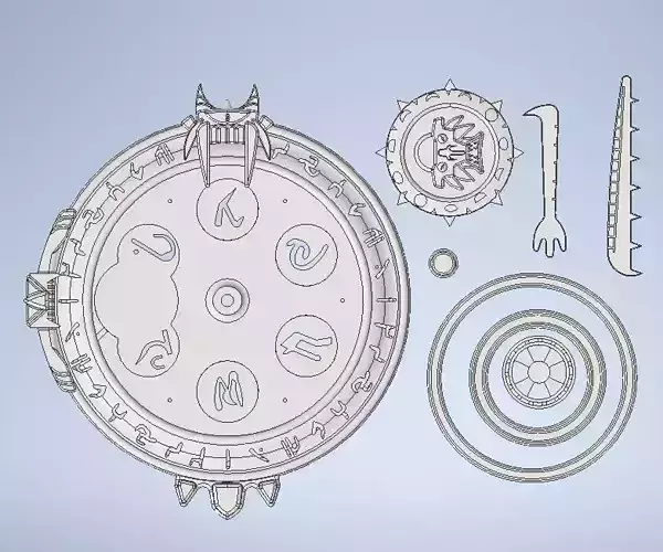 Trollhunters amulet 3D print model