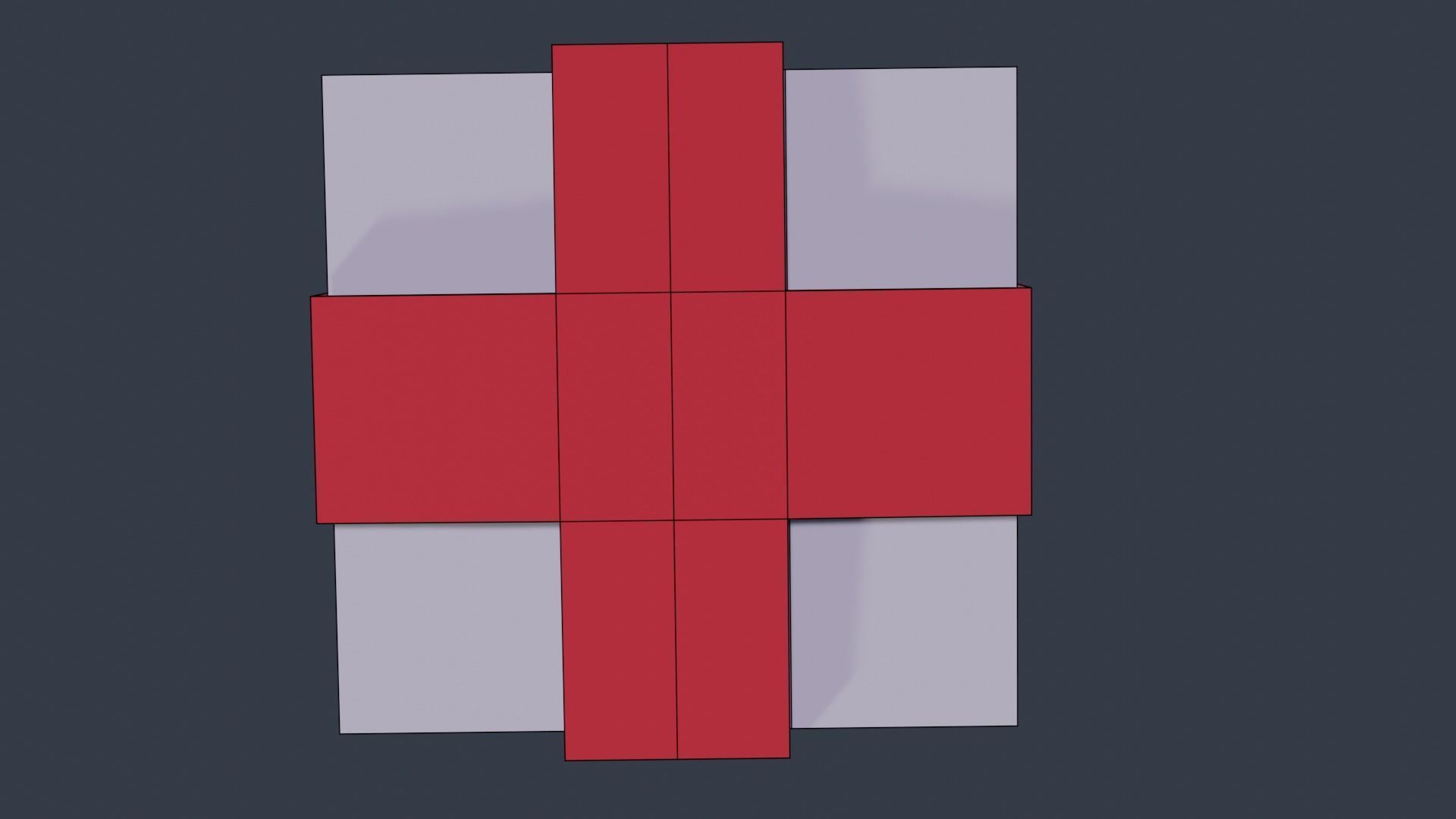 Low-Poly Christmas gift box pack - Game-ready Low-poly 3D model_7