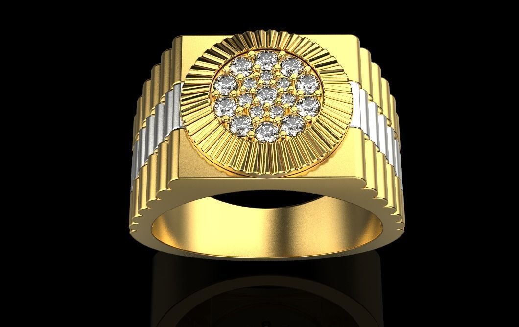 mans ring 3D print model_8