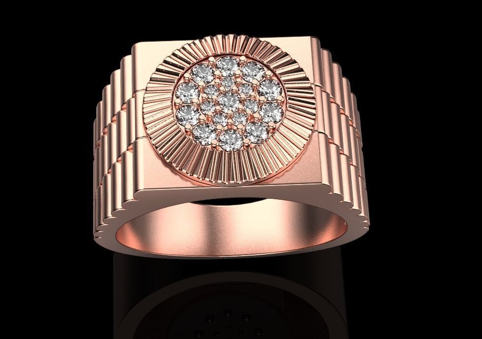 mans ring 3D print model_20