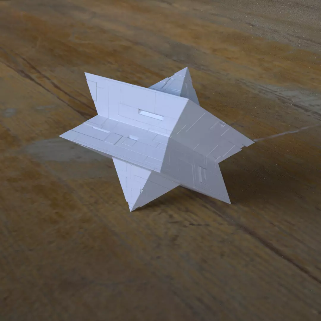 Printable Incal monolith 3D print model_0