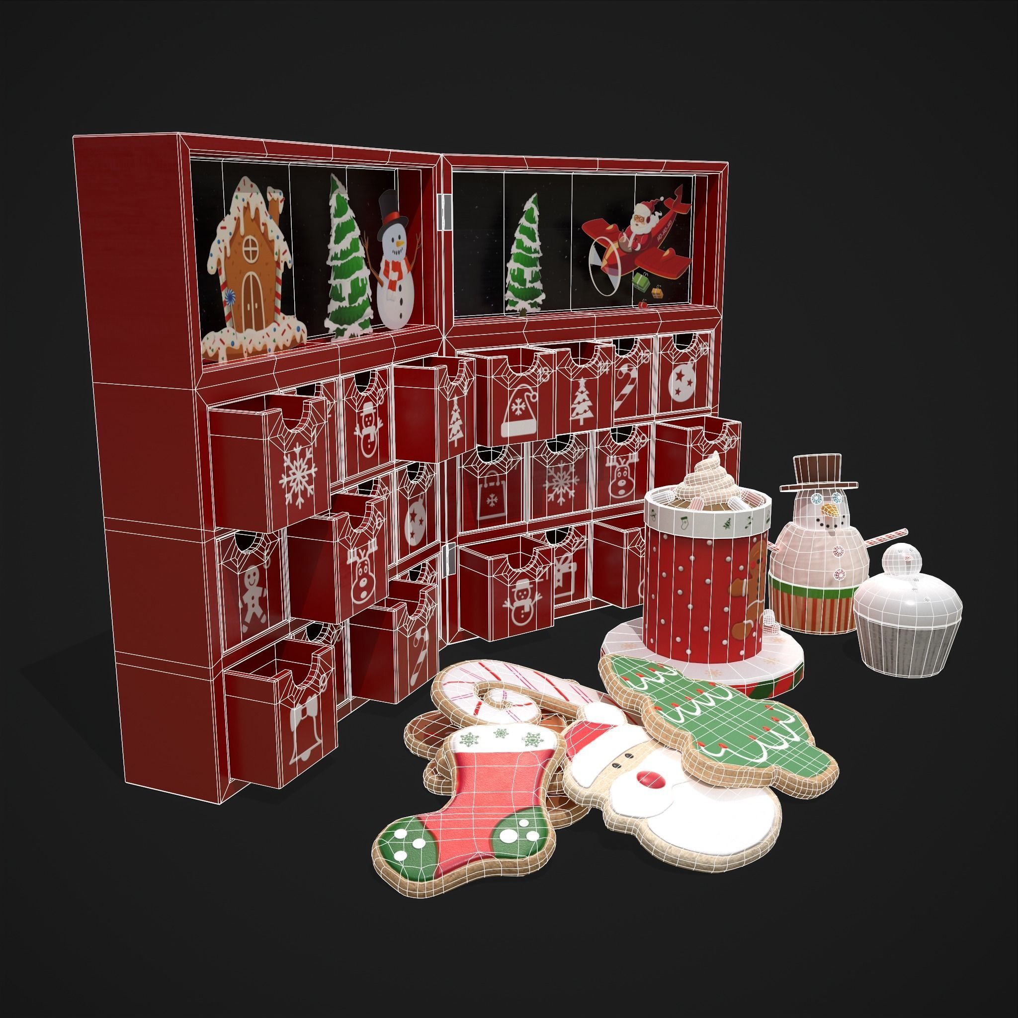 Christmas Small Stuff Pack 3D Model Collection_13