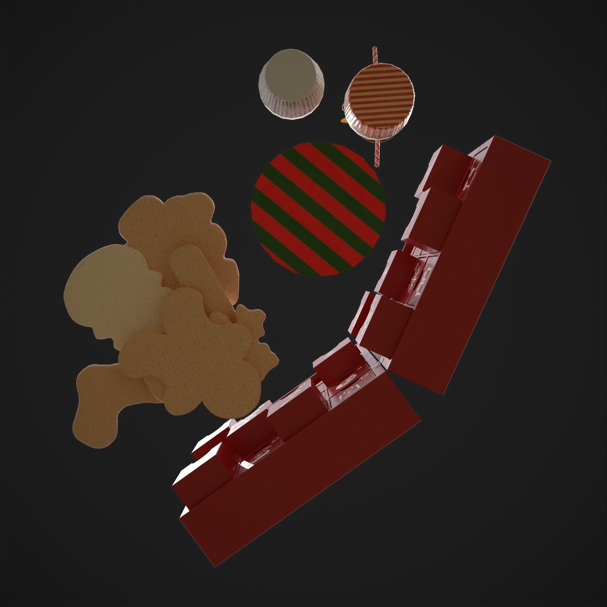 Christmas Small Stuff Pack 3D Model Collection_18