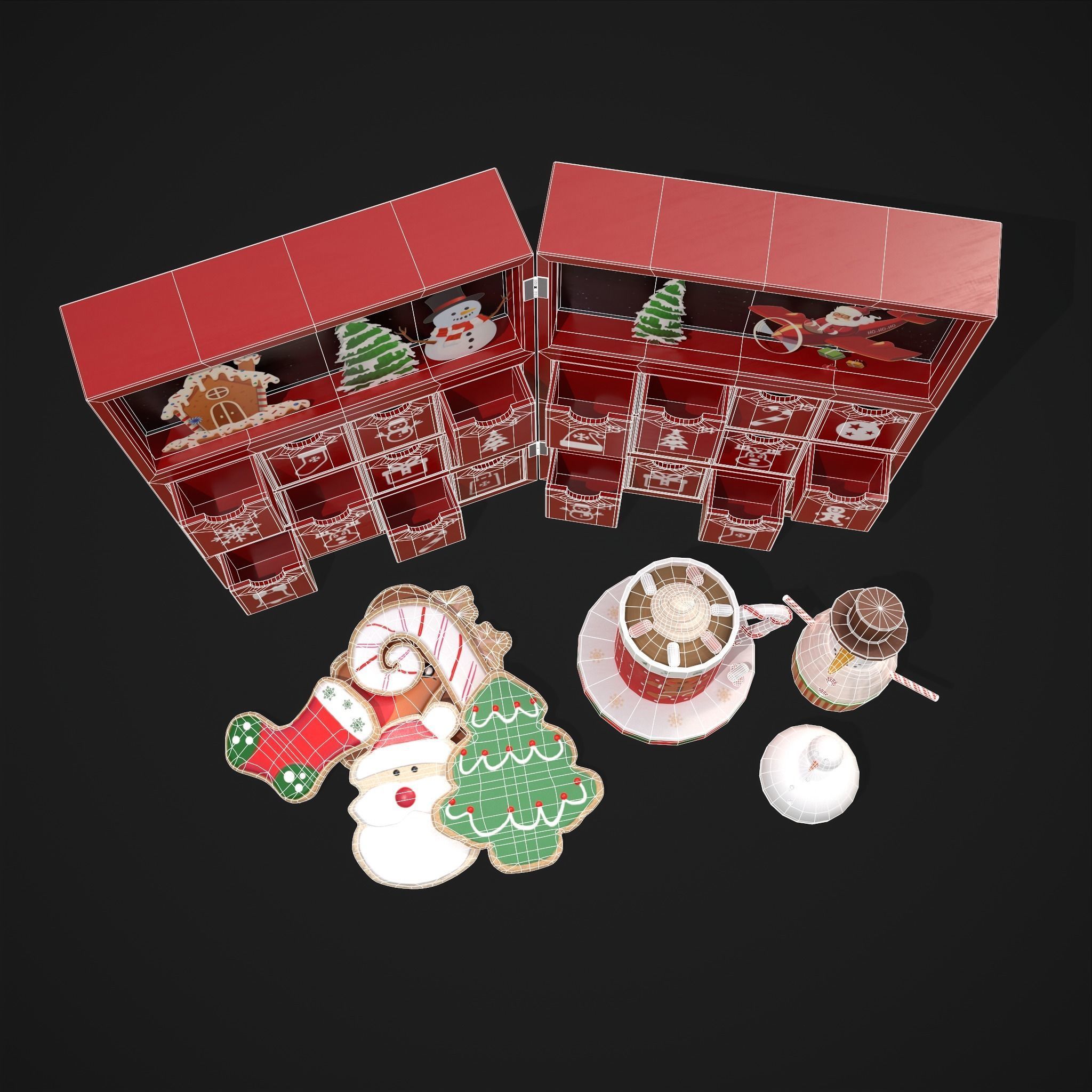 Christmas Small Stuff Pack 3D Model Collection_11