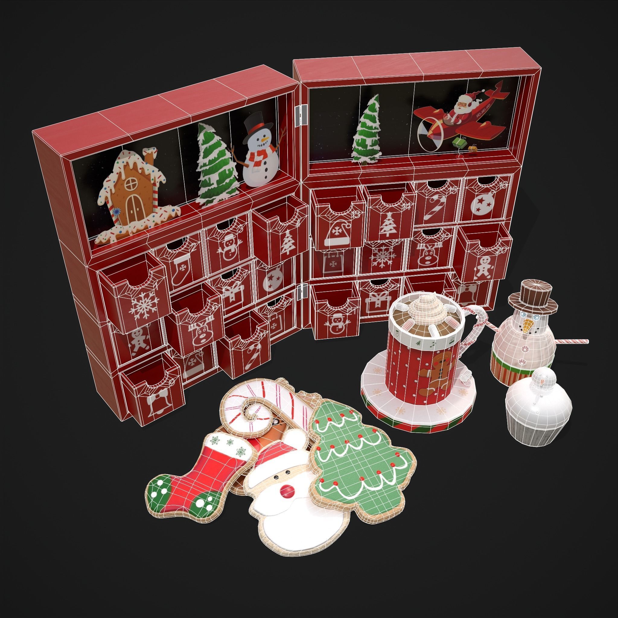 Christmas Small Stuff Pack 3D Model Collection_7
