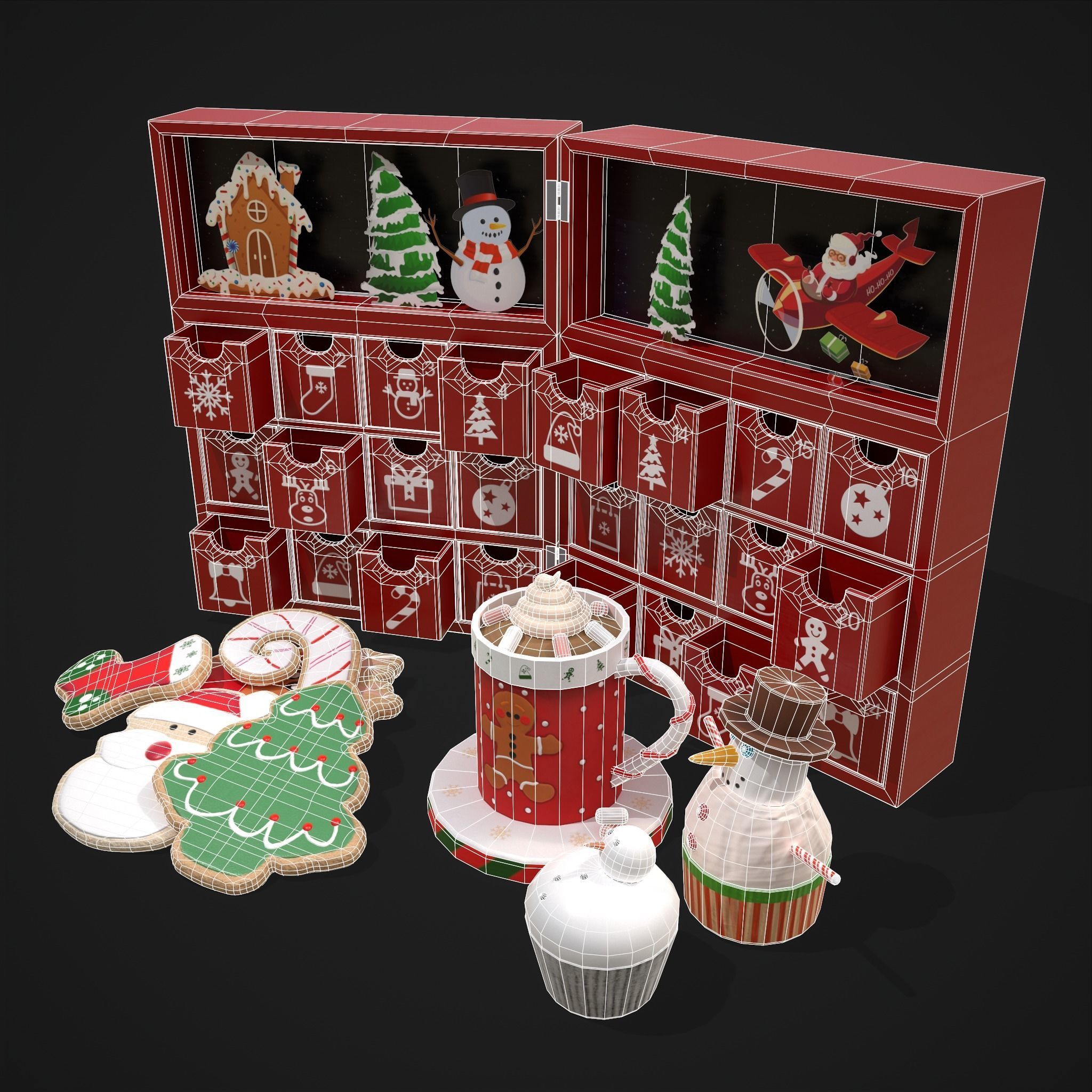 Christmas Small Stuff Pack 3D Model Collection_9