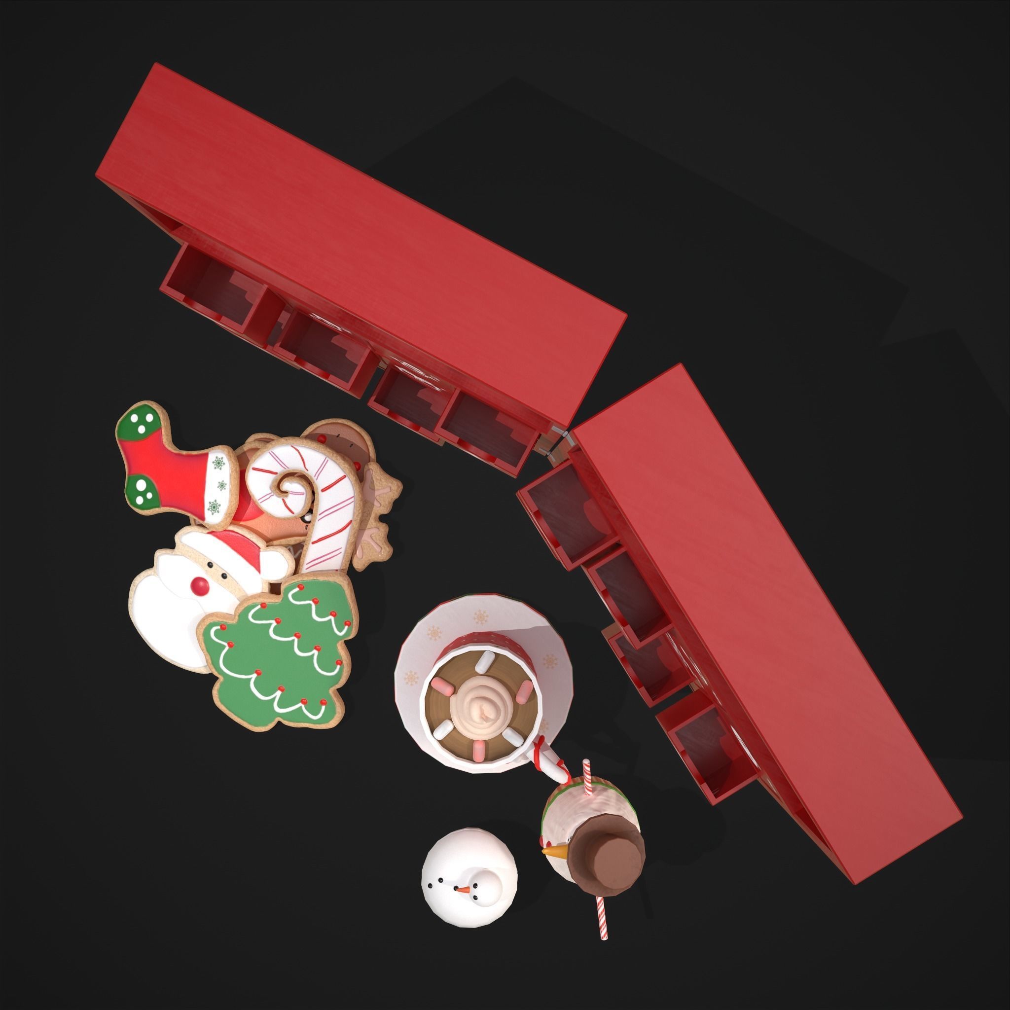 Christmas Small Stuff Pack 3D Model Collection_16