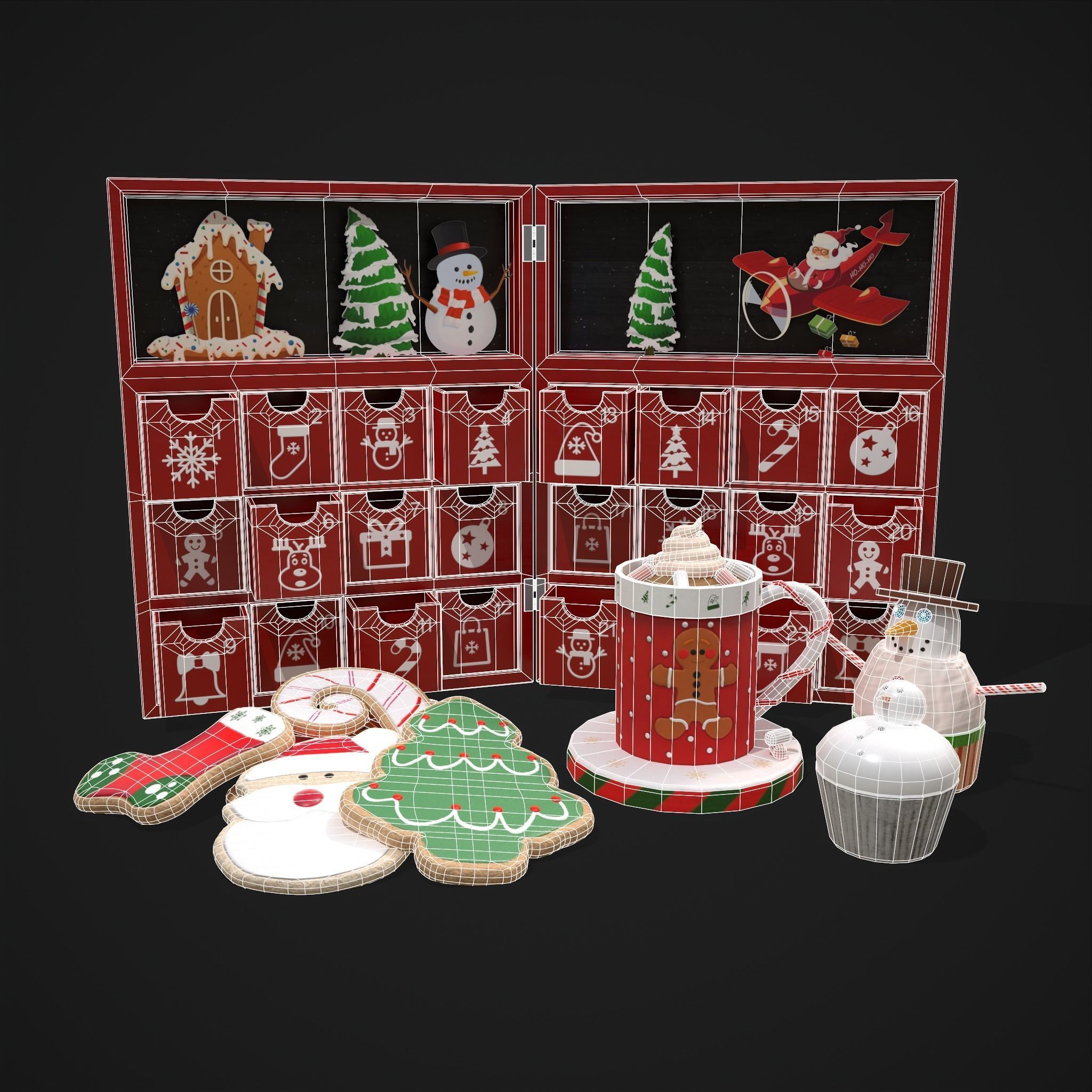 Christmas Small Stuff Pack 3D Model Collection_5