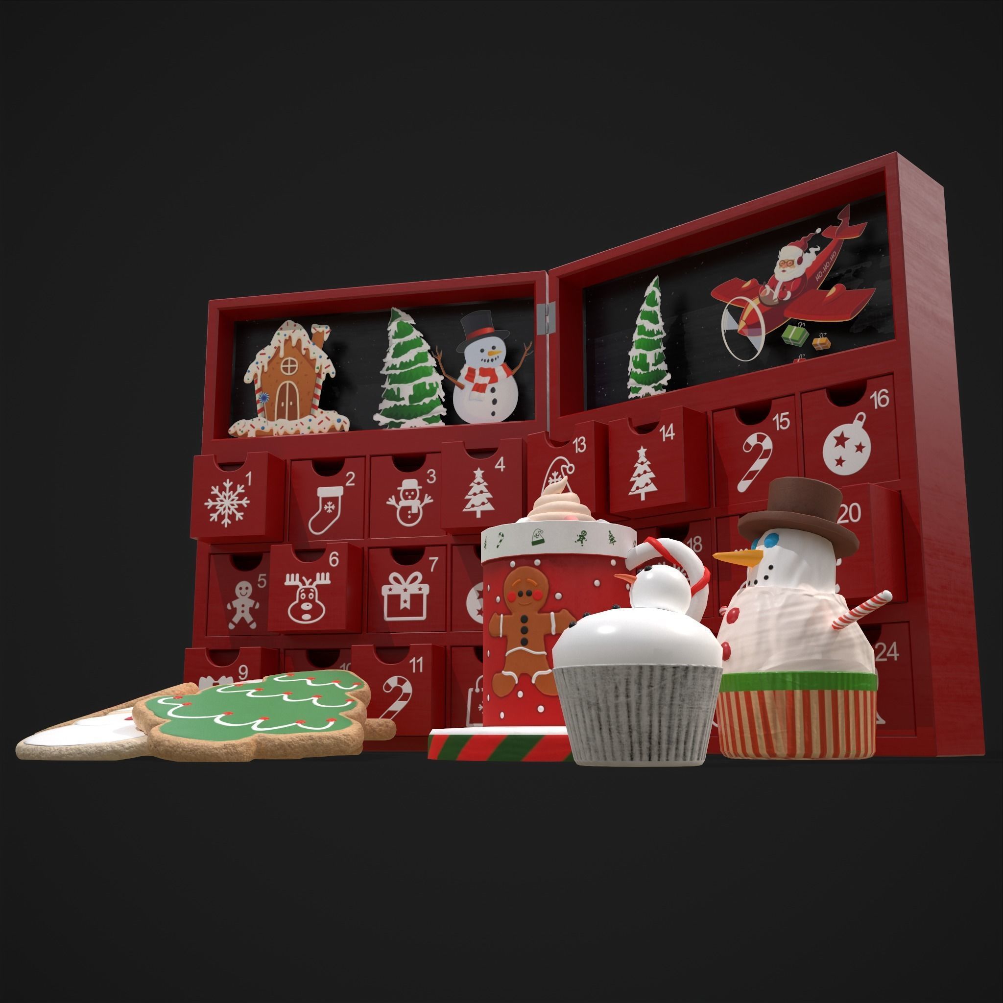 Christmas Small Stuff Pack 3D Model Collection_26