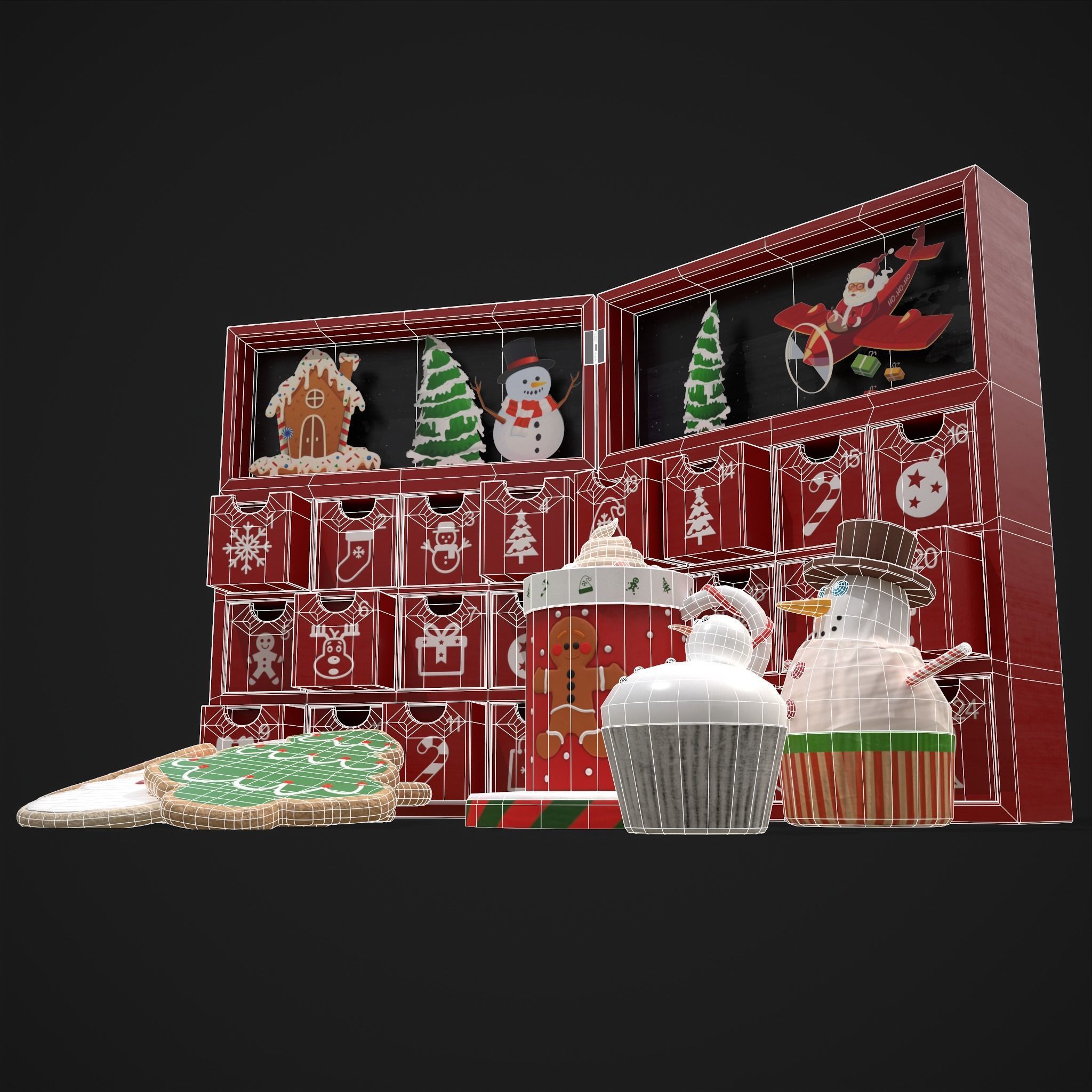 Christmas Small Stuff Pack 3D Model Collection_27