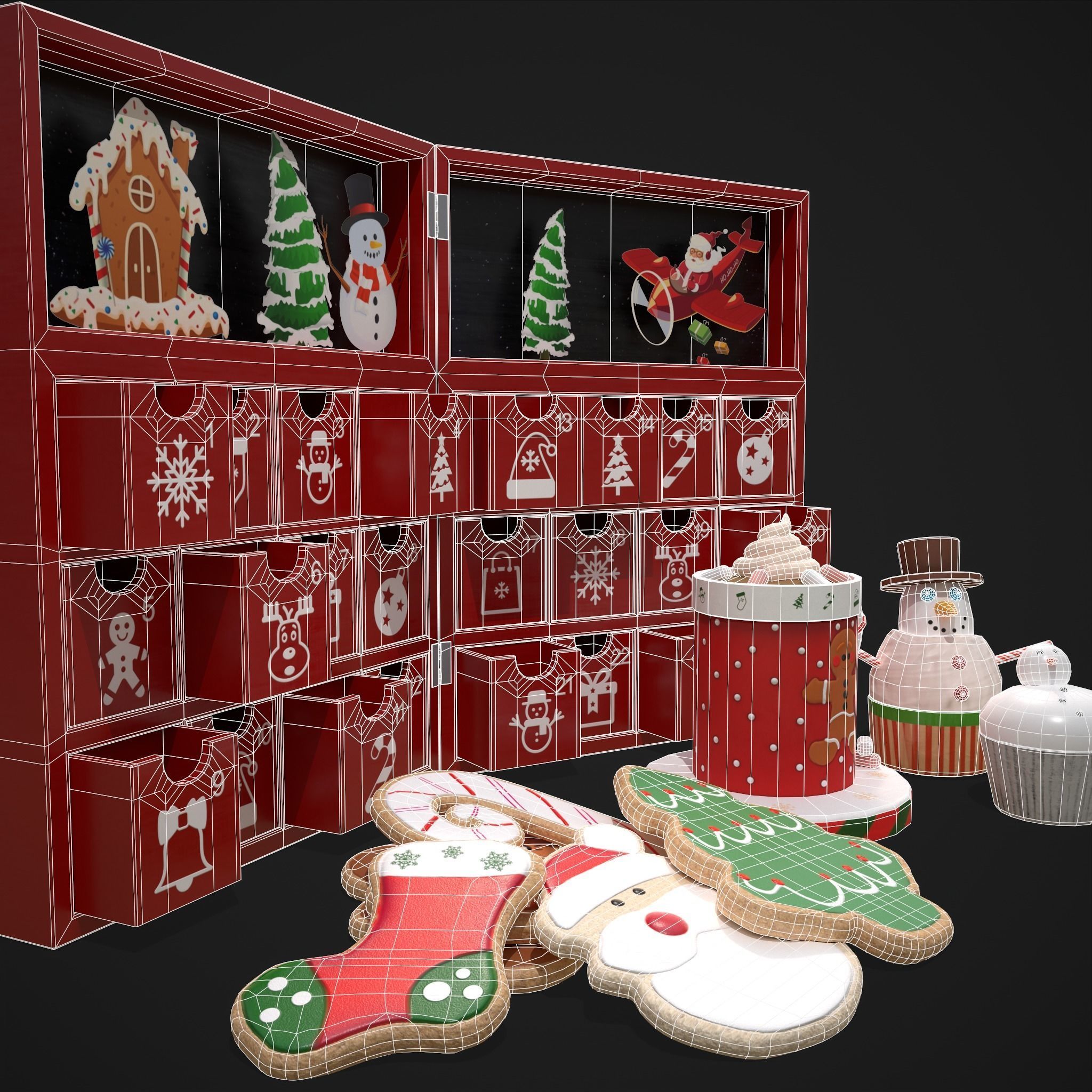 Christmas Small Stuff Pack 3D Model Collection_25