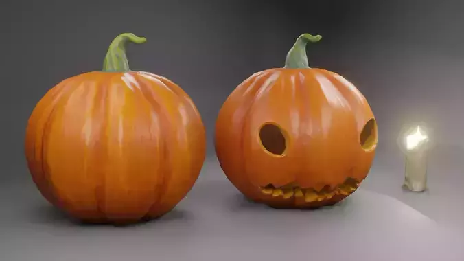 PBR Pumpkins with LODs