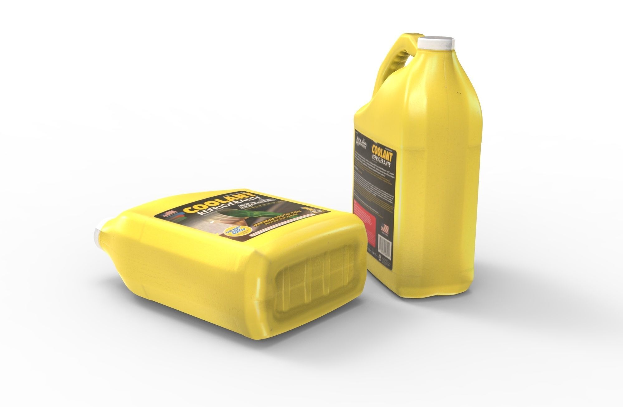 3D model Antifreeze Coolant Bottle VR / AR / lowpoly CGTrader