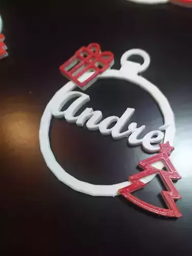 BOLA DE NATAL ANDRE 3D print model