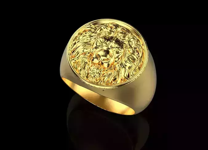 ring with a lion
