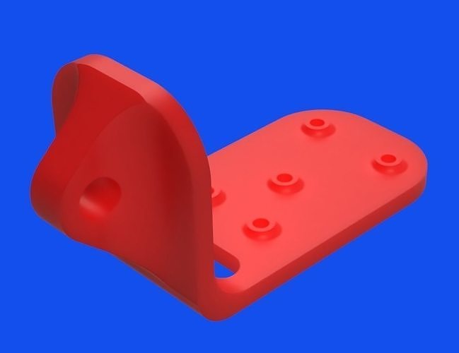 Hook for shoulder strap for T-lite radio jumper 3D print model