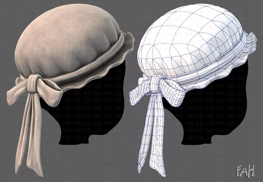 Cap V11 Low-poly 3D model