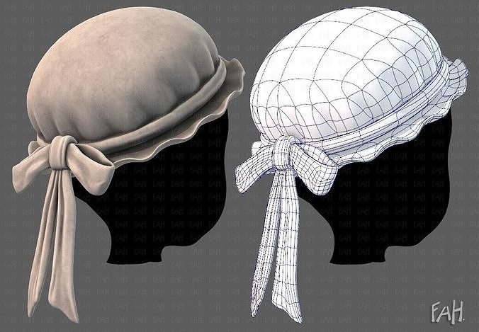 Cap V11 Low-poly 3D model