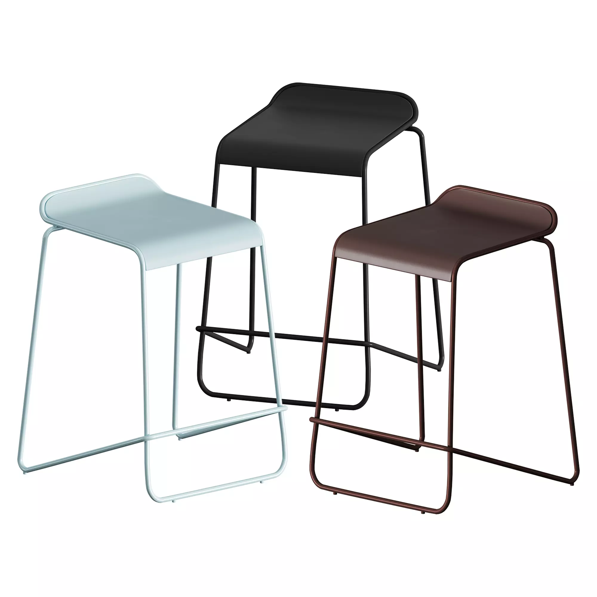 Ready Stacking Barstool 3D model