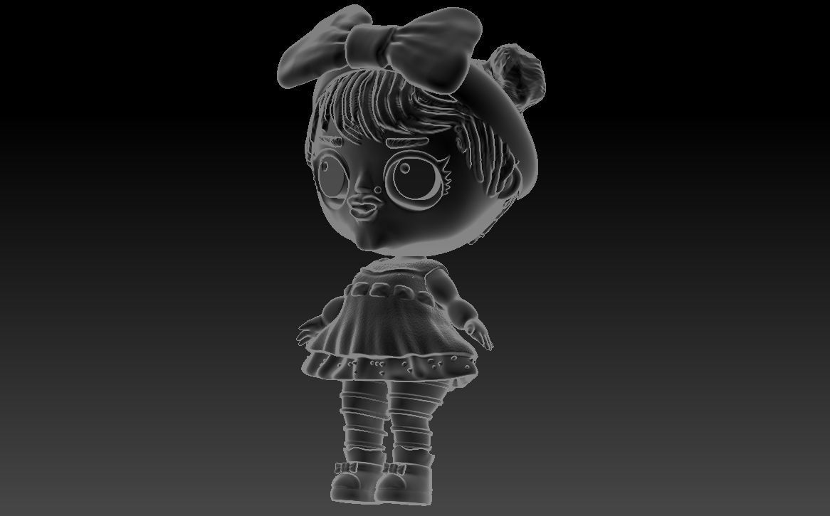 LOL Doll - version 2 3D print model_4