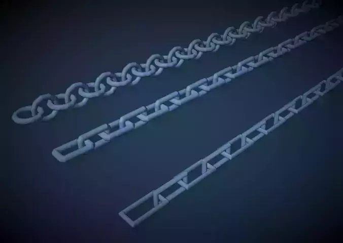 Chain pack 3D model