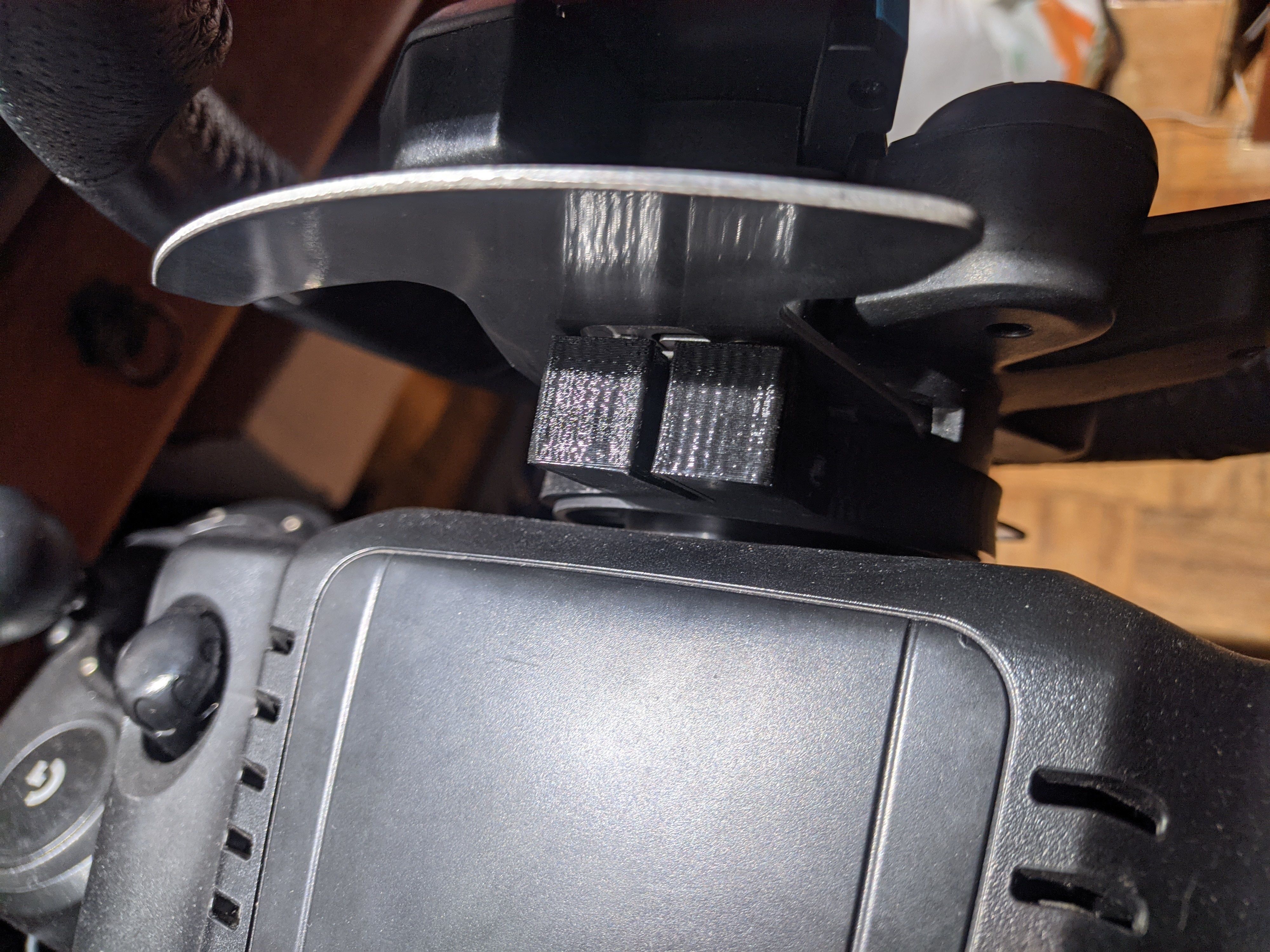 LOGITECH G29 G920 G27 PADDLE SHIFT 8 MAGNETS 3D print model_4