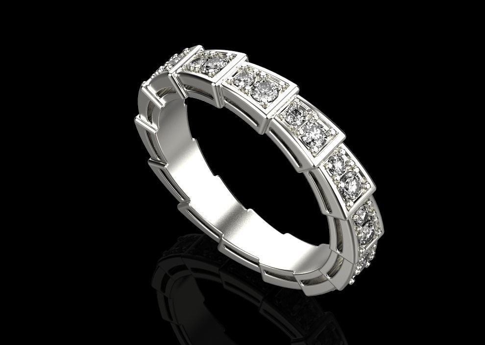 SERPENTI VIPER RING 3D print model_10