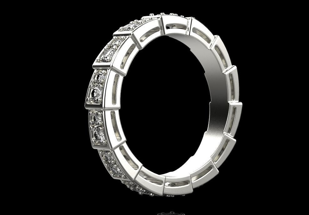 SERPENTI VIPER RING 3D print model_11