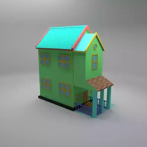 cartoon house