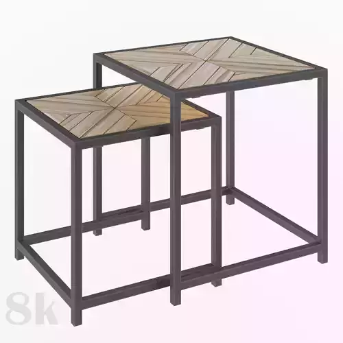 Jysk Stoliki NAUR tek 8k 3D model