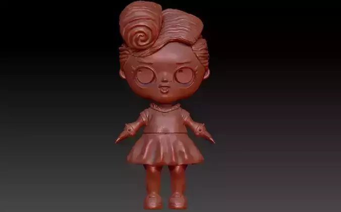 LOL Doll - version 4 3D print model