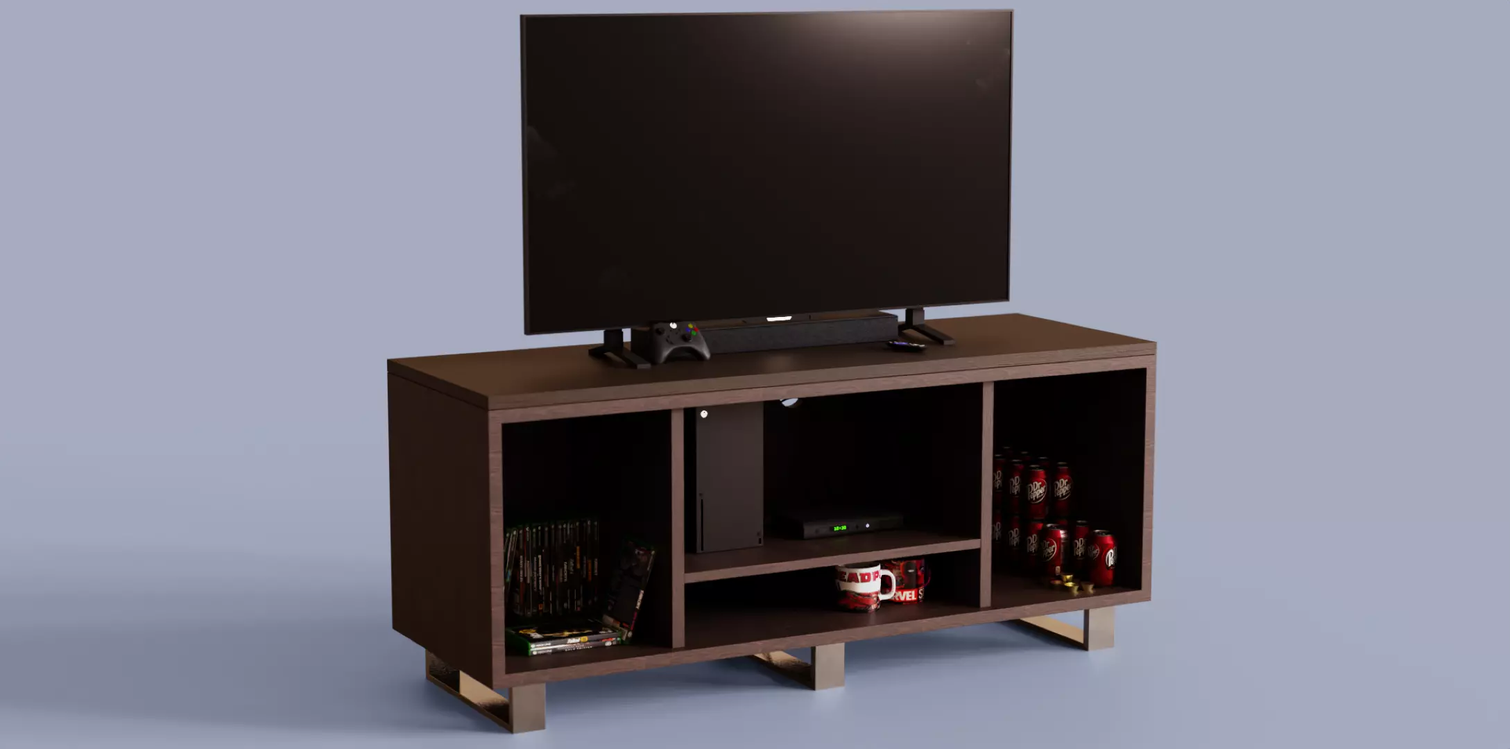 Gaming Entertainment Center 3D model