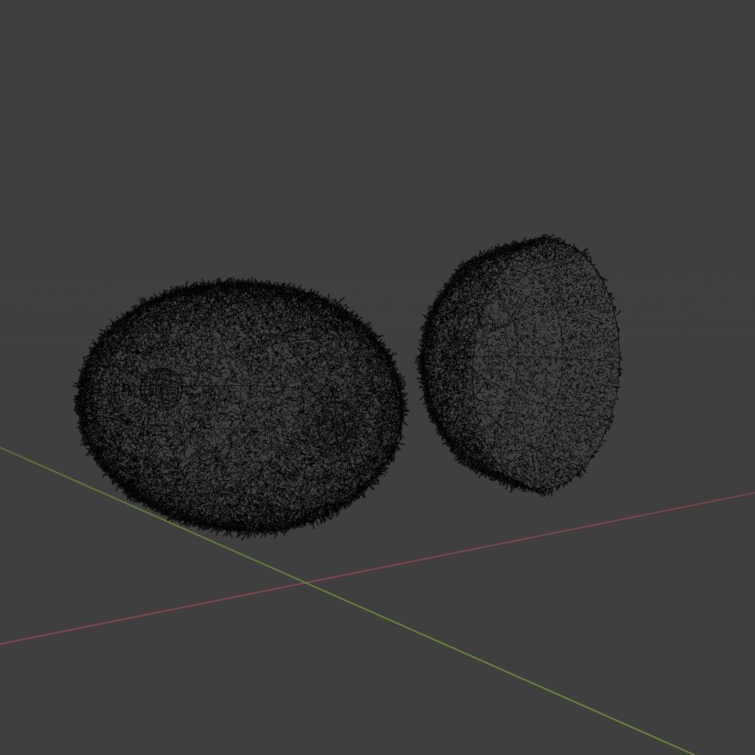 Kiwi Fruit Model Set Low-poly 3D model_4