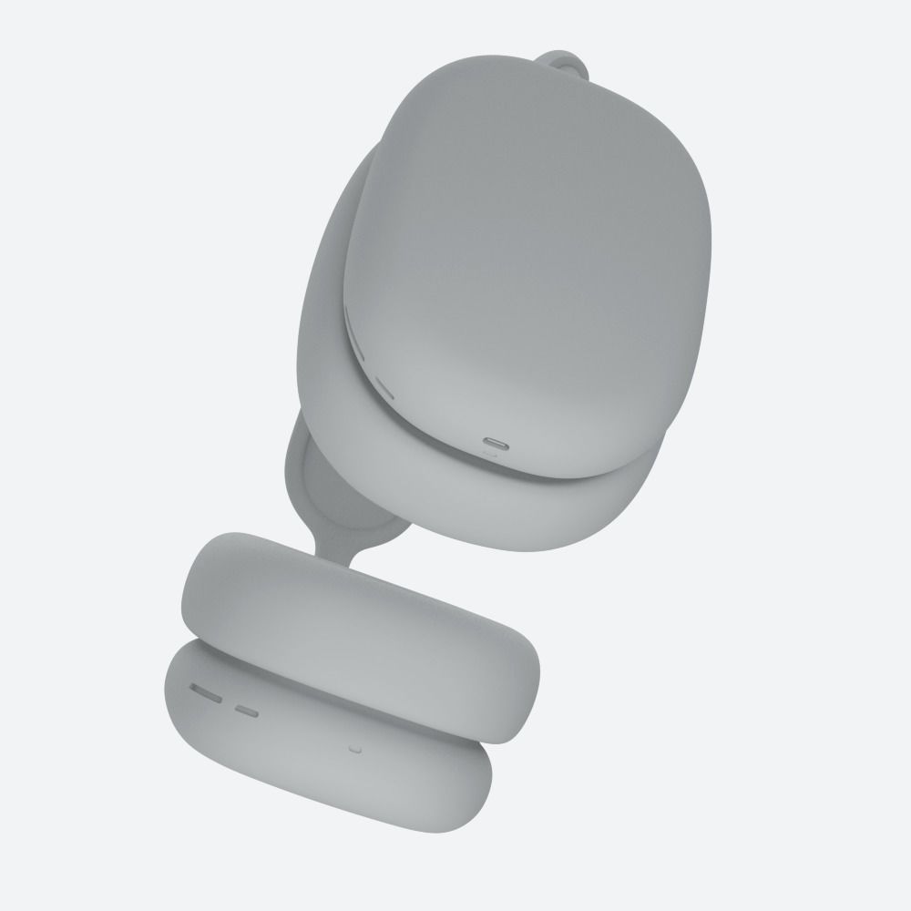 Apple airpods max 3D model Low-poly 3D model_16