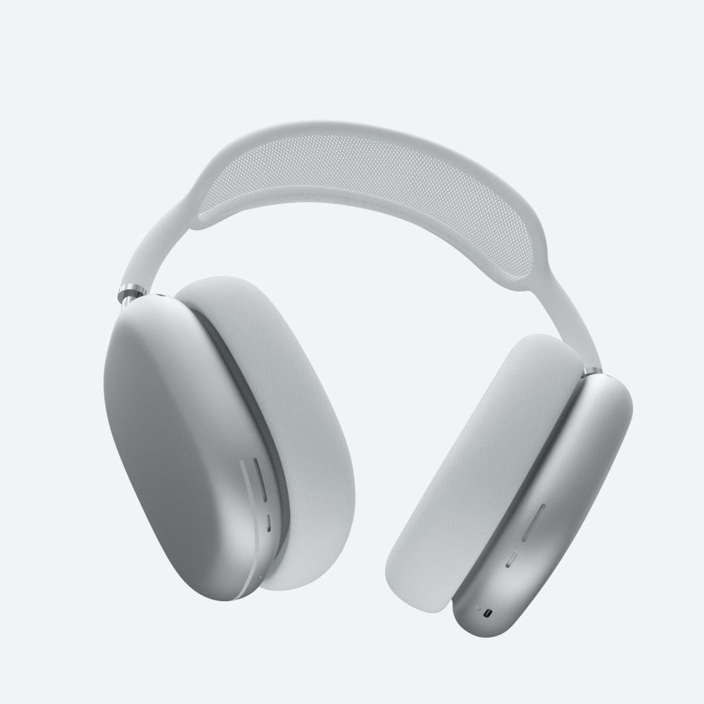 Apple airpods max 3D model Low-poly 3D model_10