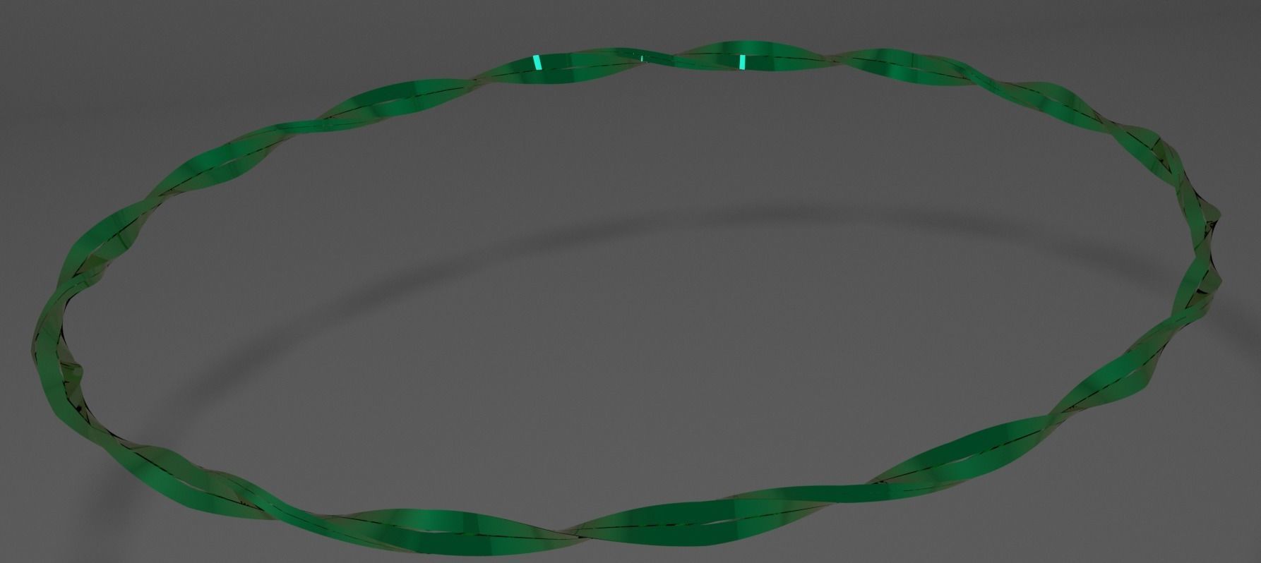Green Light Ring type10 3D model_3