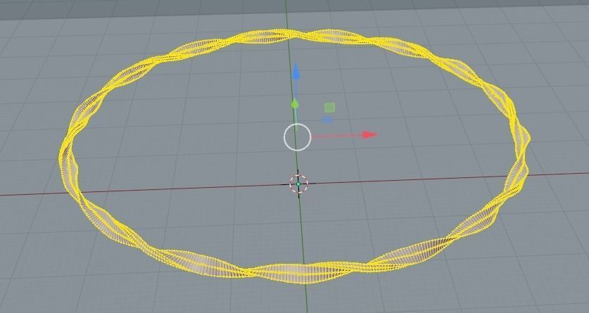 Green Light Ring type10 3D model_5