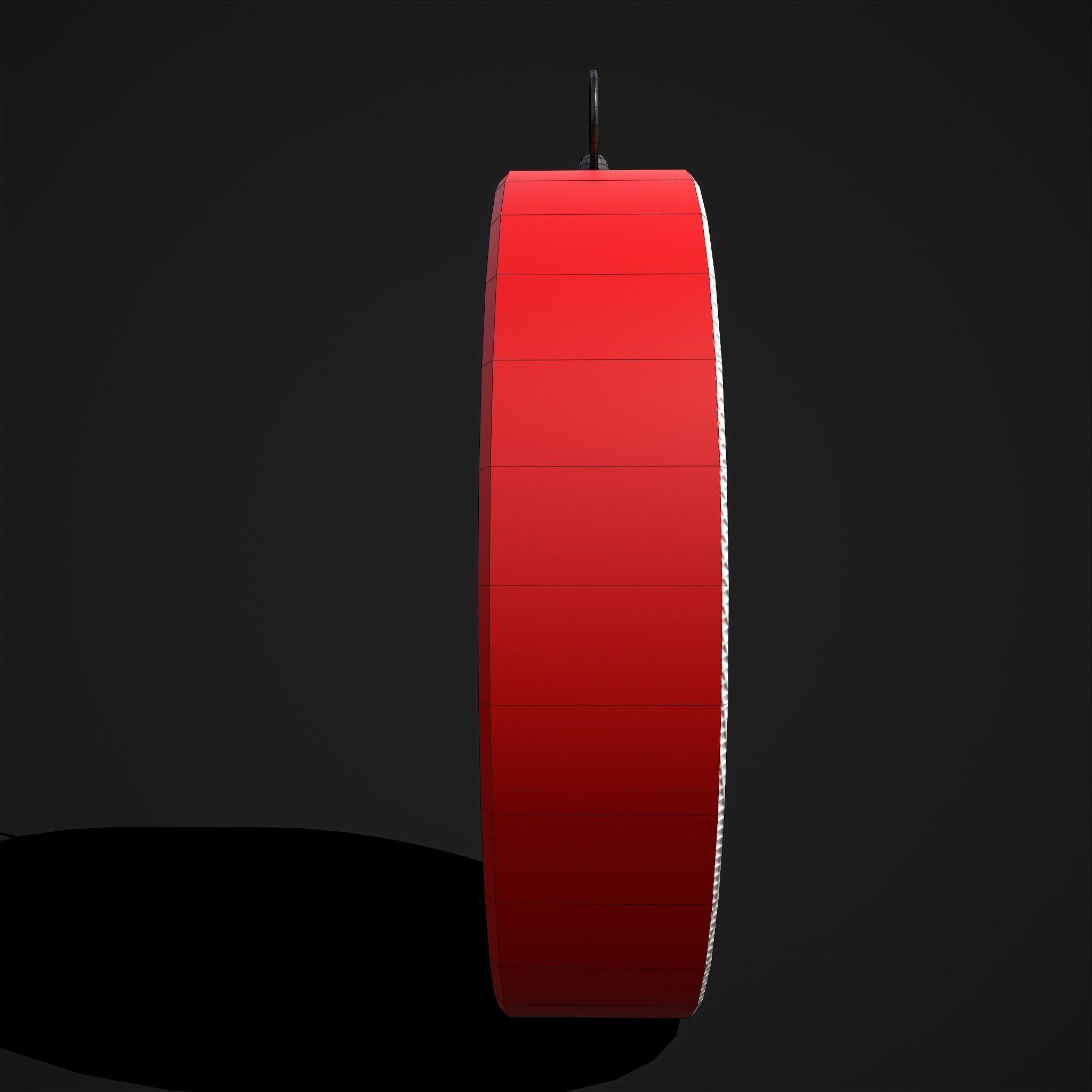 Days until Christmas Clock Low-poly 3D model_6