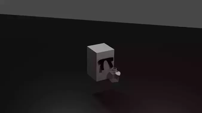 Perfume Bottle - 3D Model 3D model