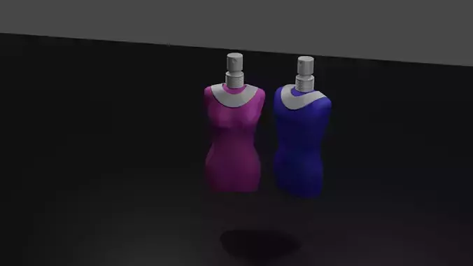 Perfume Bottles - 3D Model