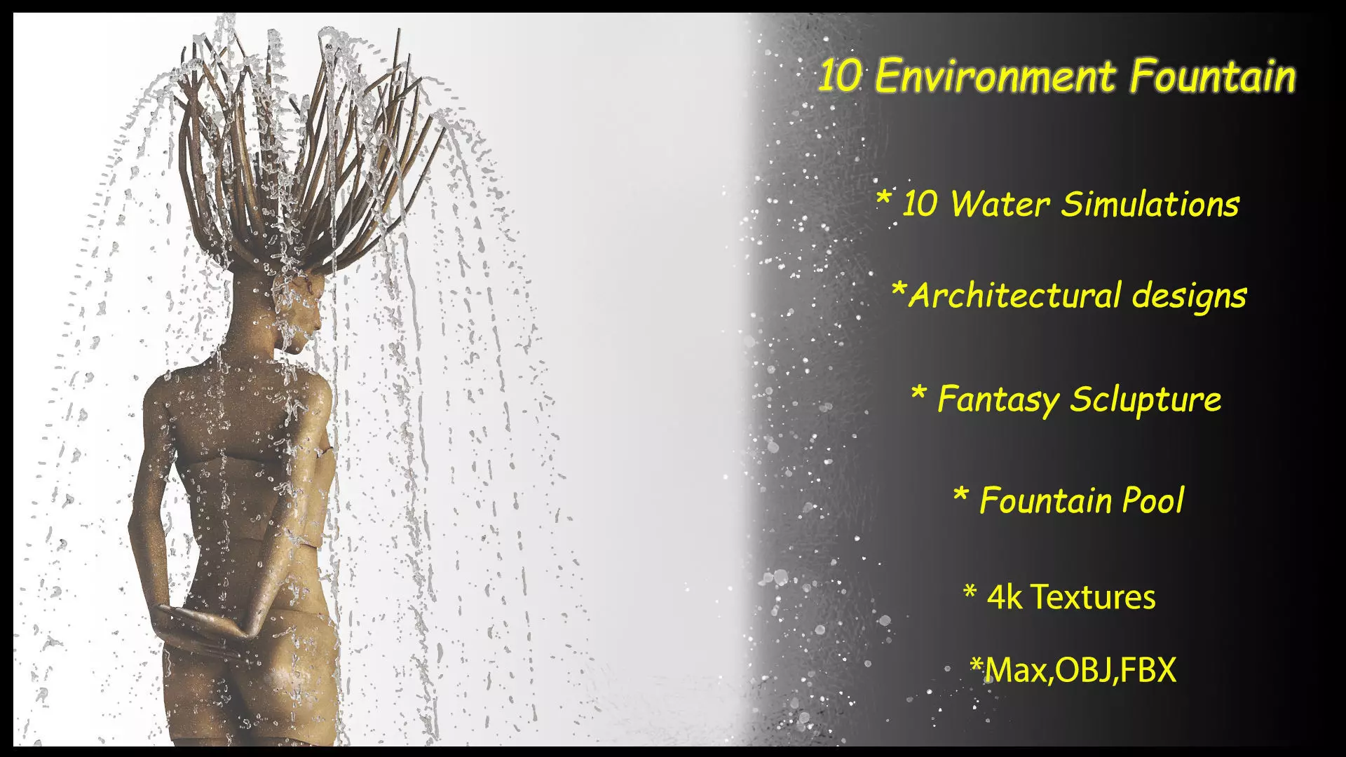 10 Environment Fountain 3D model_0