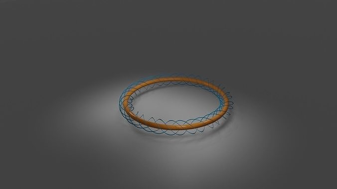 Yellow Ring t4 3D model