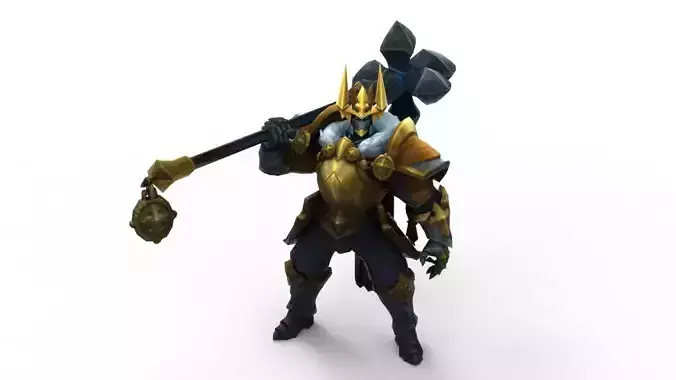 Mordekaiser King of Clubs - League of Legends 3D print model
