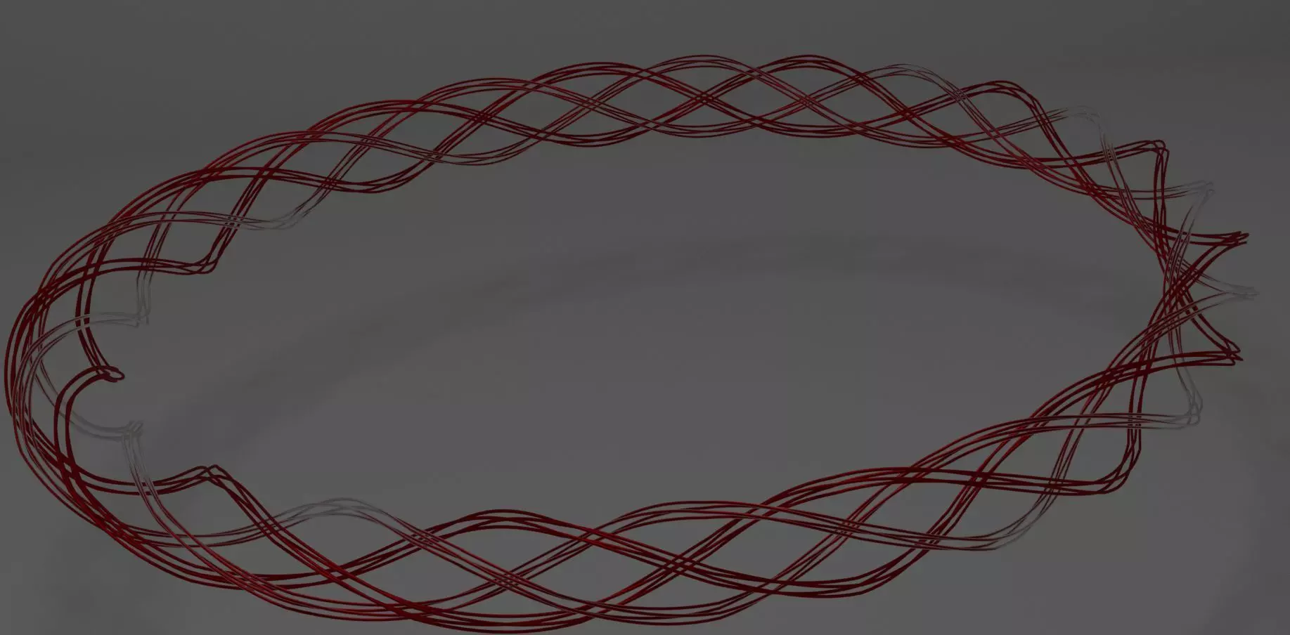 Red Ring Form Evee 3D model_0